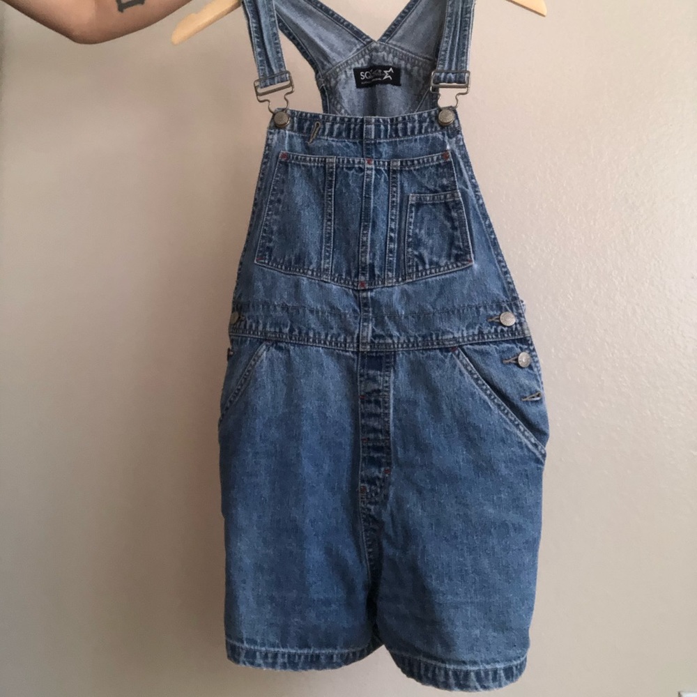 Denim overalls